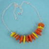 saucers of sunshine necklace by sailorgirl jewelry