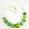 spring green mini strand necklace by sailorgirl jewelry
