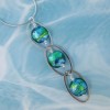 triple ocean drop necklace by sailorgirl jewelry