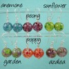 fields of flowers earrings by sailorgirl jewelry