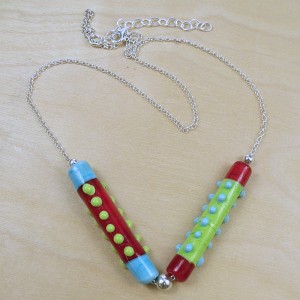 chevron necklace by sailorgirl jewelry