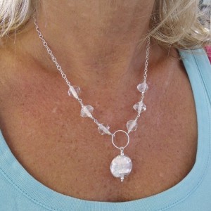 small snow queen necklace by sailorgirl jewelry