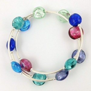 jewel sparkle slinky bracelet