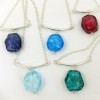 hanging jewel necklace by sailorgirl jewelry