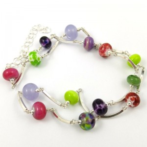 little lilac necklace by sailorgirl jewelry
