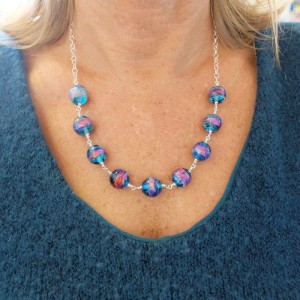 water opal necklace by sailorgirl jewelry